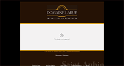 Desktop Screenshot of larue-vins.com